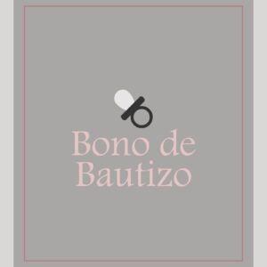 Bono de Bautizo Niña